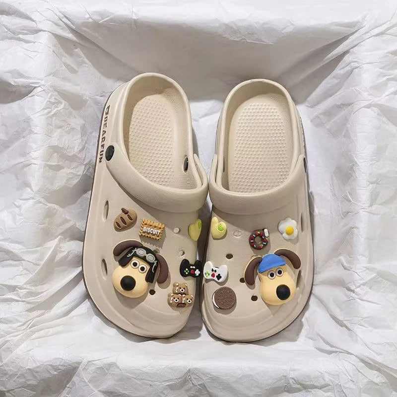 Women's rubber shoes like crocs