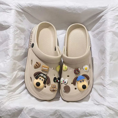 Women's rubber shoes like crocs