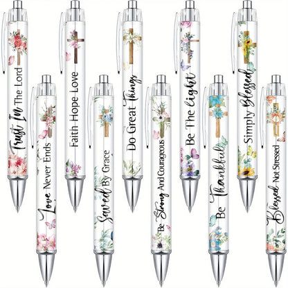 10 pcs Christian Pens