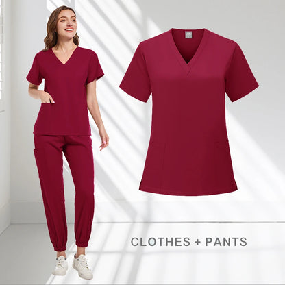 Medical Scrub Suits Uniform Women
