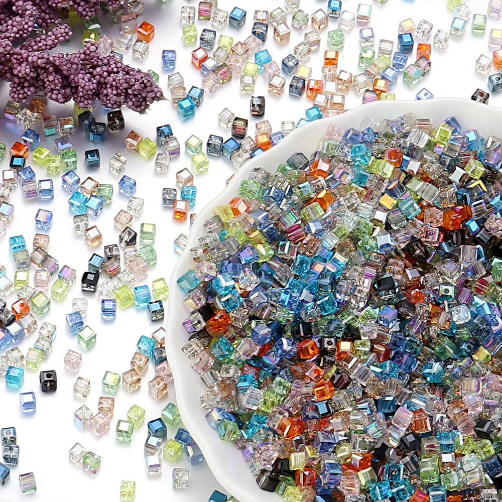 50pcs Glass Crystal Beads