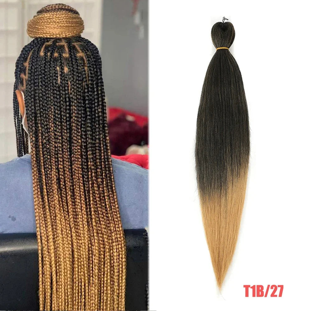 Synthetic Fiber Braiding Hair Ombre Braiding