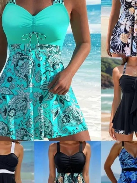 Bikini Two-Piece Swimsuit Women's Large Size