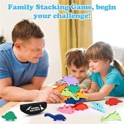 Dinosaur Building Stacking blocks Montessori