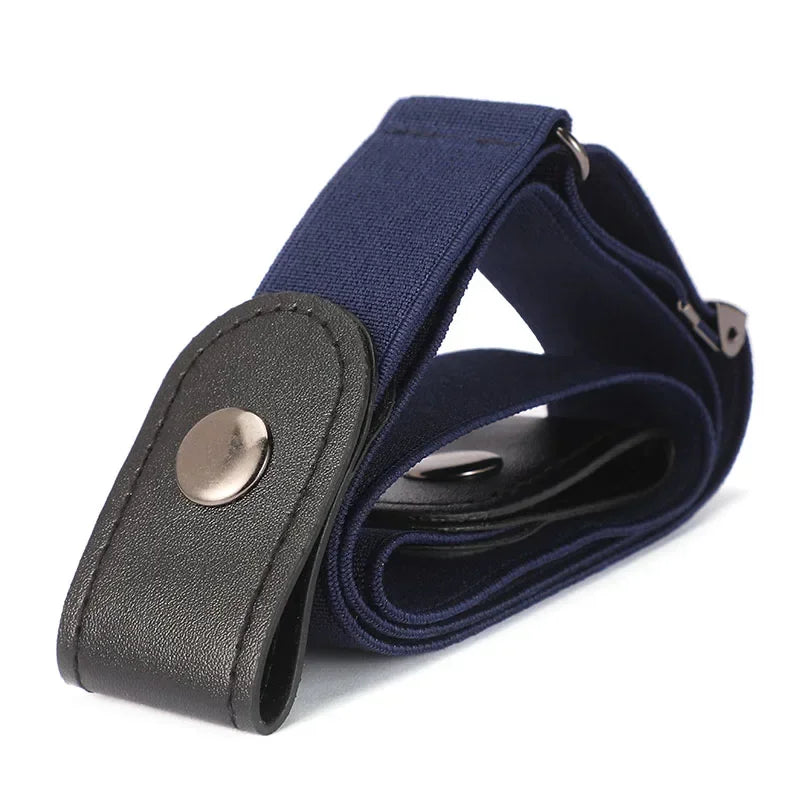 ,No Buckle Stretch Elastic Waist Belt For Women/Men