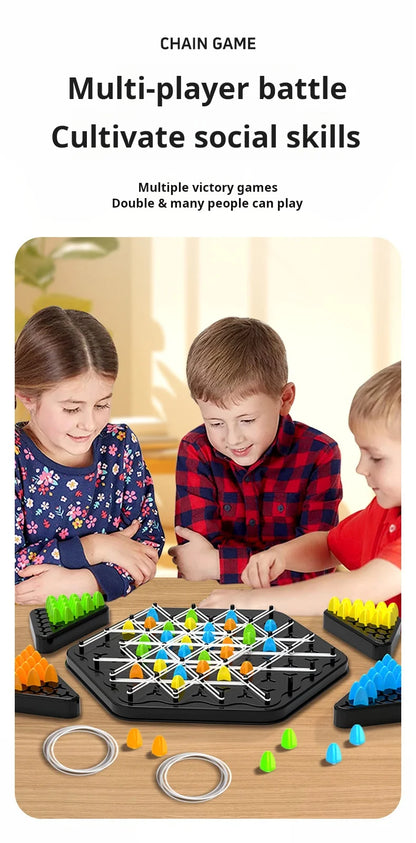 Chain Triangle Chess Game Band  Educational Interactive Game