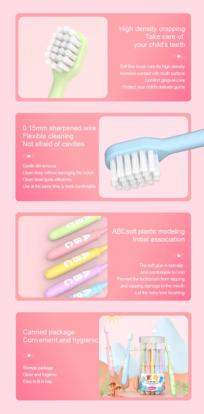 4/10 pcs Children's soft bristled toothbrush