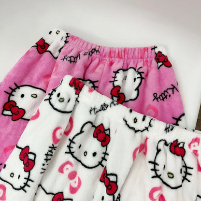 Hello Kitty fleecy pajamas