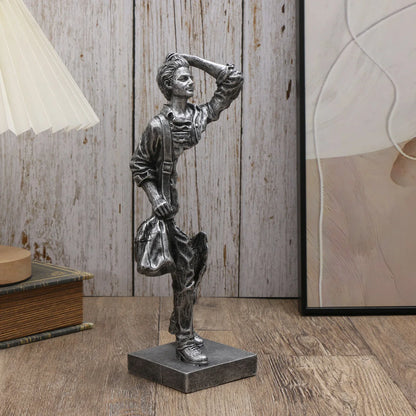 Traveler Sculpture - Abstract Resin Decor