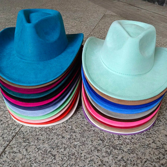 Suede cowboy hat