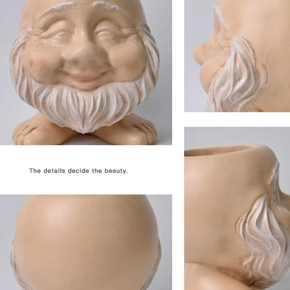 Muggle Face Flower Pot Resin