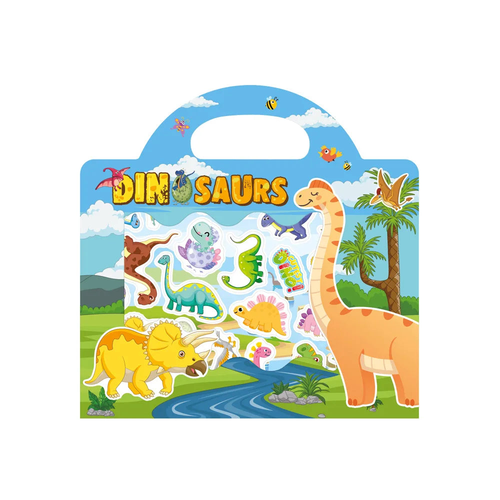 New Children Reusable Scene Cute Stickers