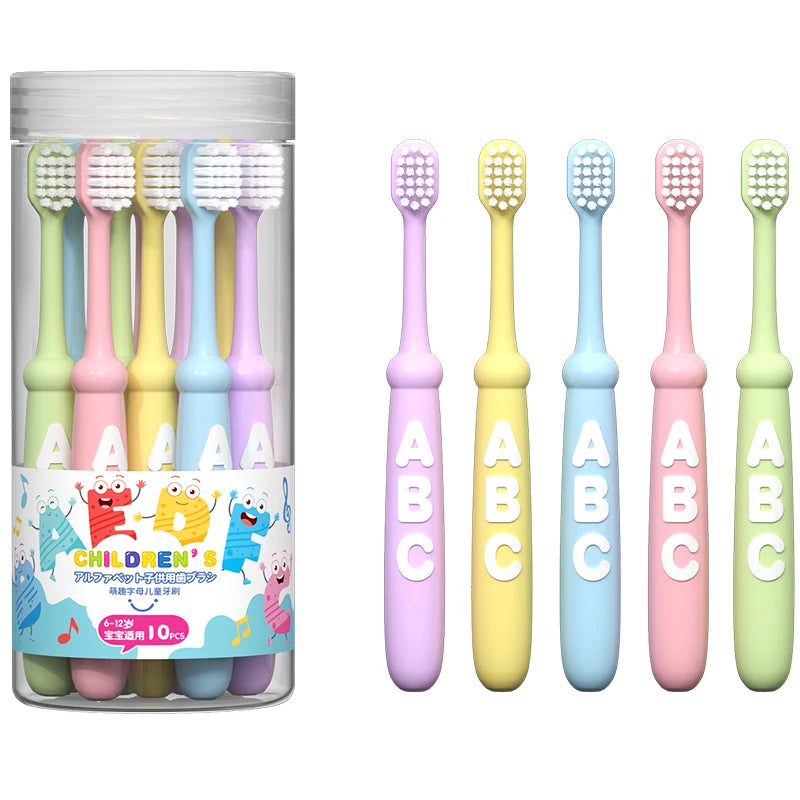 4/10 pcs Children's soft bristled toothbrush