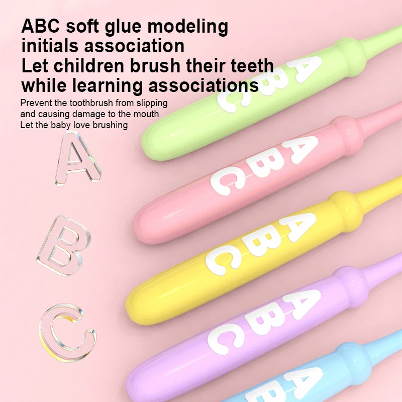 4/10 pcs Children's soft bristled toothbrush