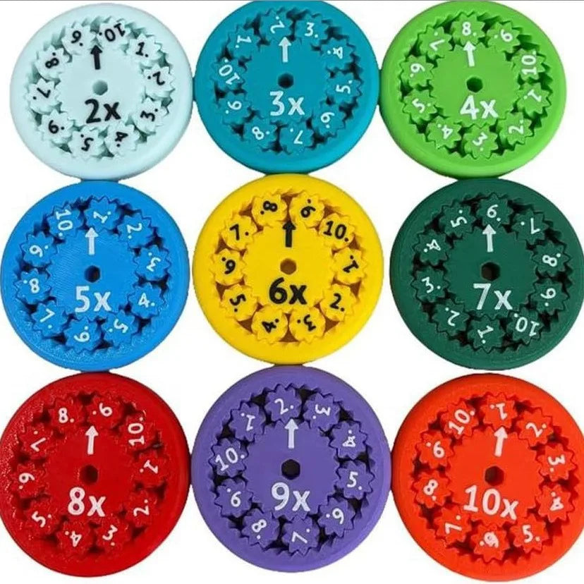 Math Fidget Spinners Math Multiplication Tables