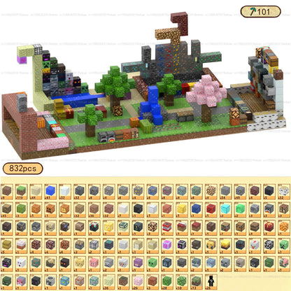 Minecraft Magnetic Building Blocks Mine World Magnet