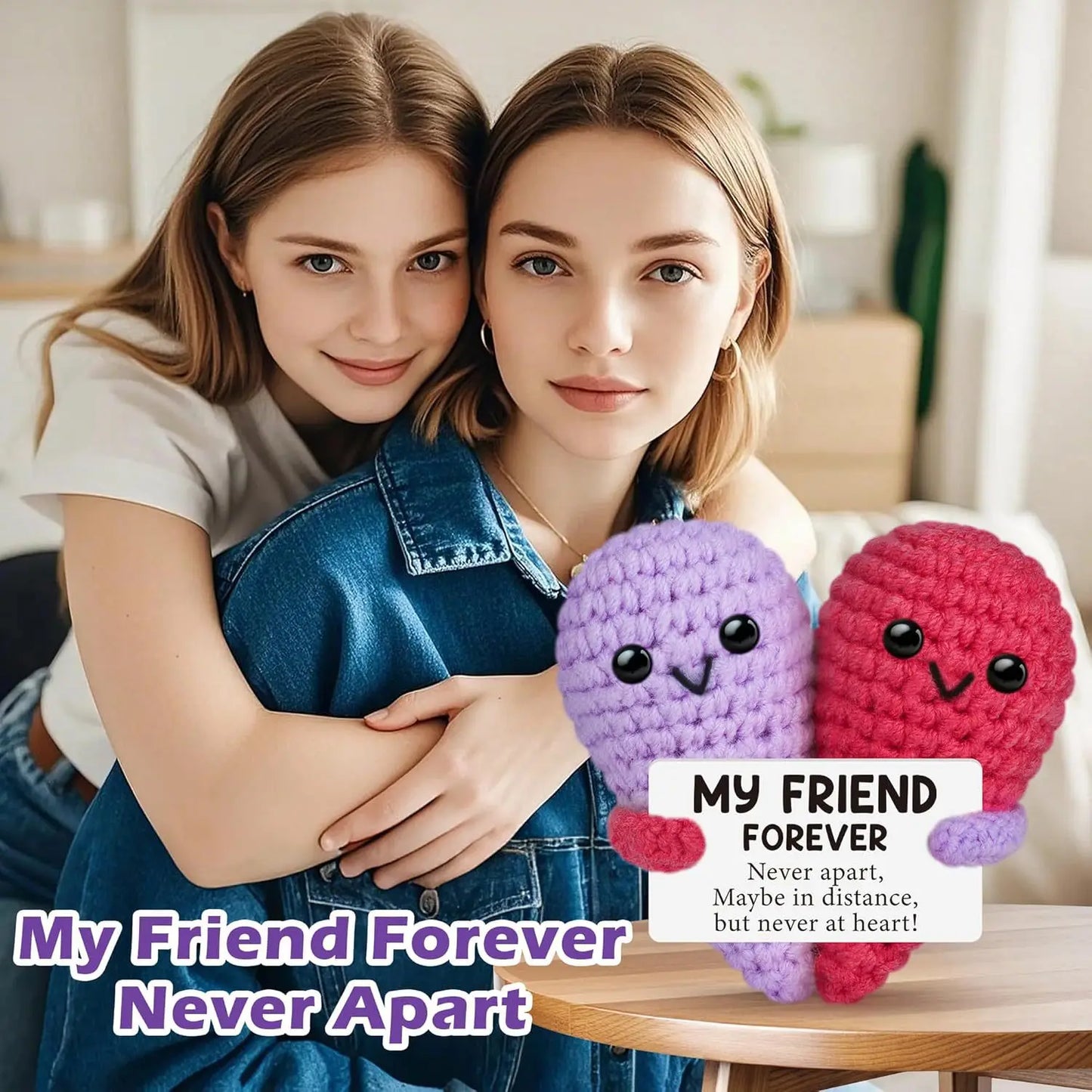Cute Crochet Emotional Support Heart Hug