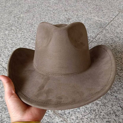 Suede cowboy hat
