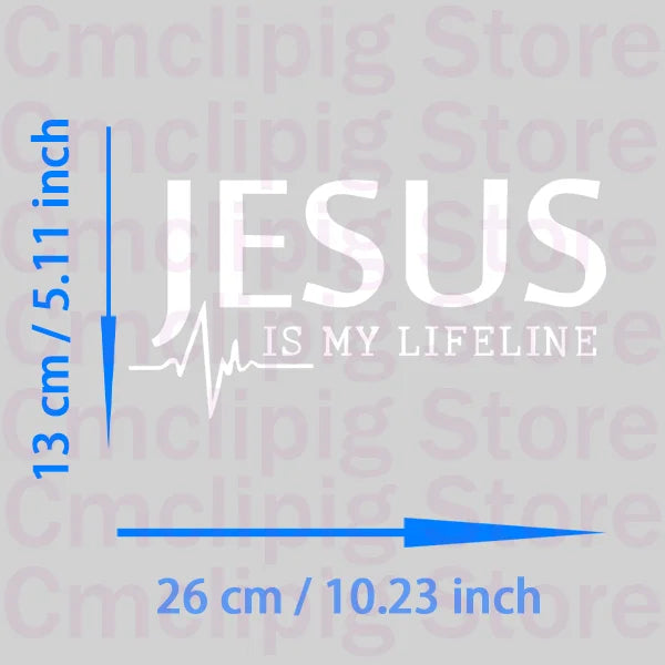 JESUS IS MY LIFELINE Patches