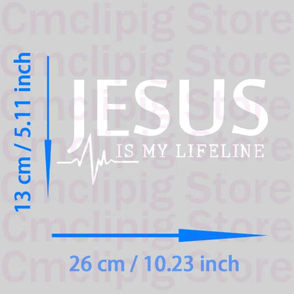 JESUS IS MY LIFELINE Patches