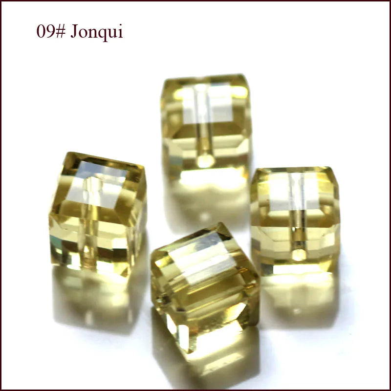 cube beads crystal