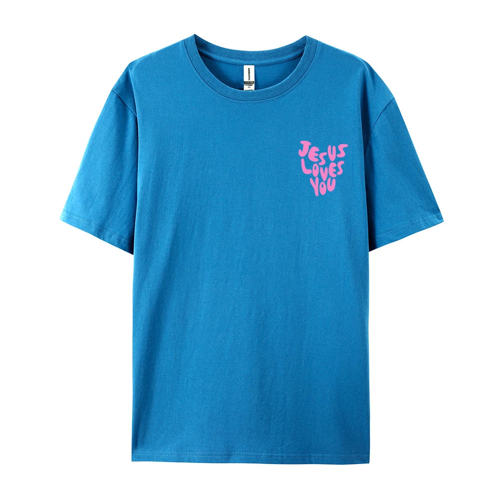 Jesus Loves Me  Cotton T-Shirts