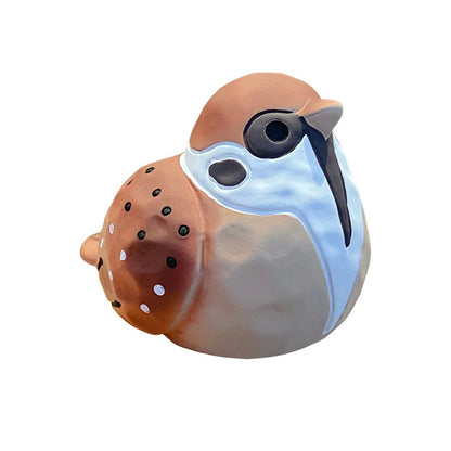 Handcrafted Resin Bird wood