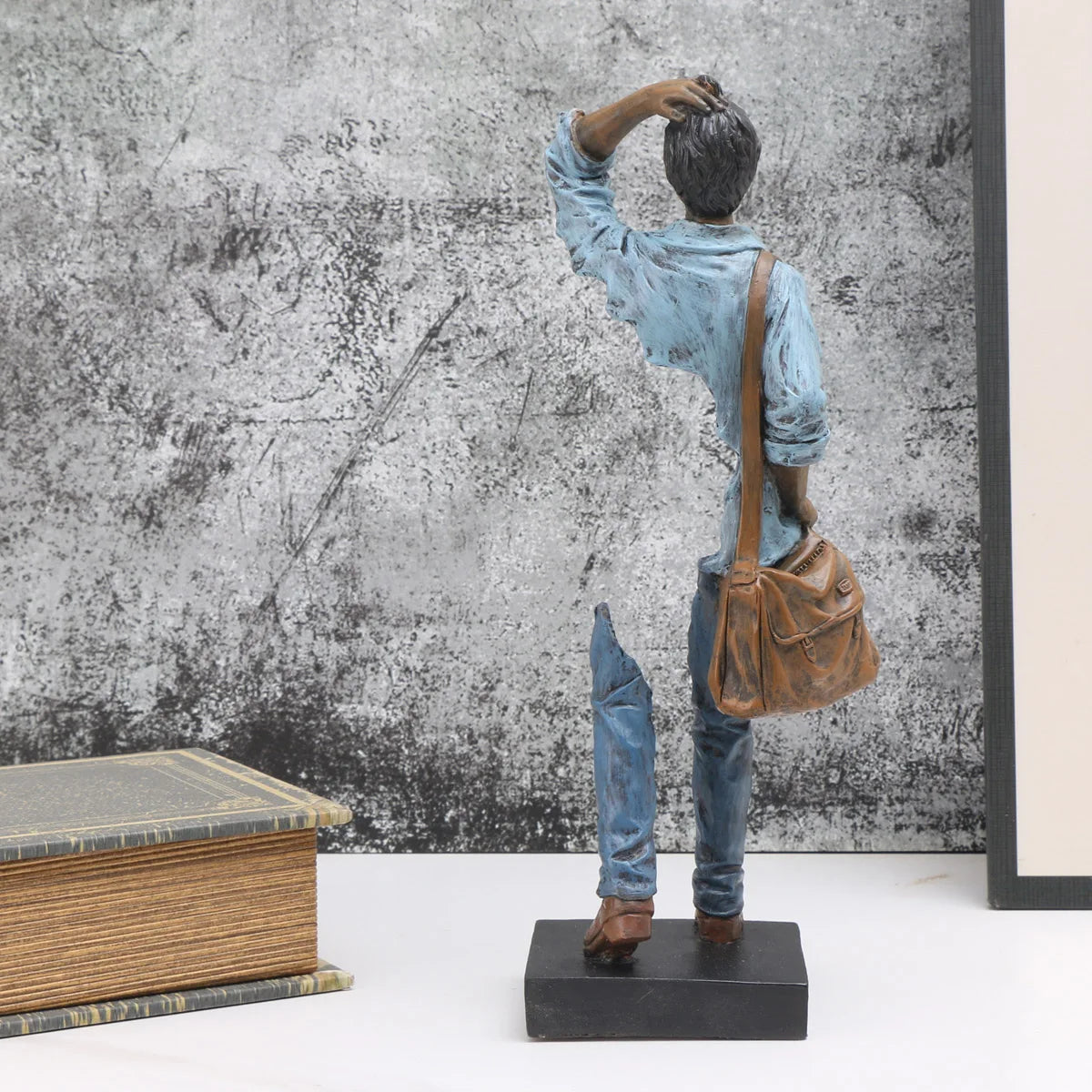 Traveler Sculpture - Abstract Resin Decor