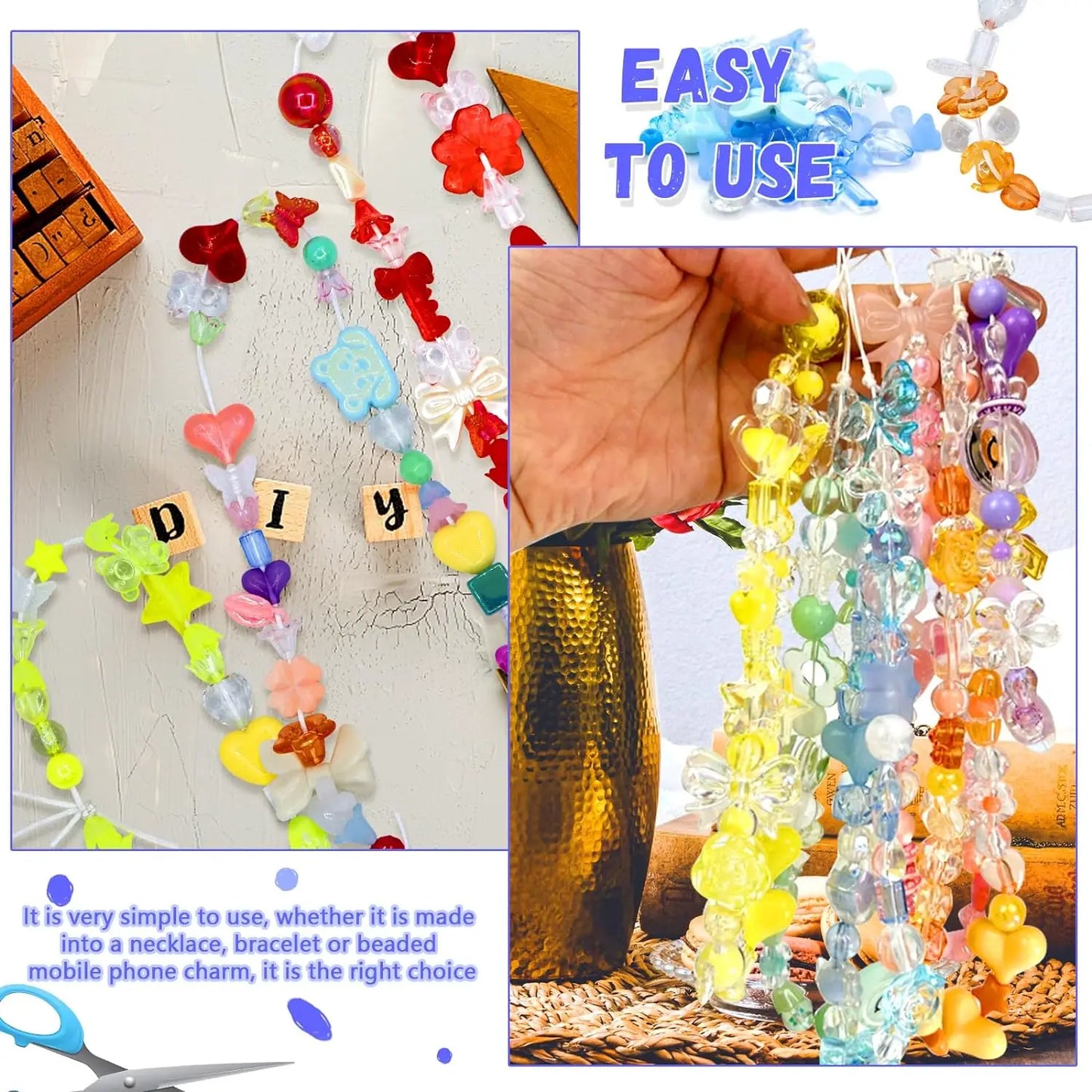 Cute Assorted Acrylic Beads