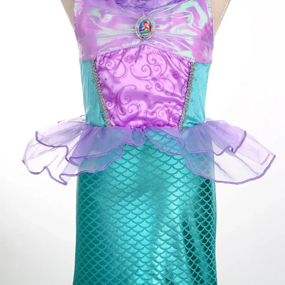 Girls Mermaid Dress Charm Princess