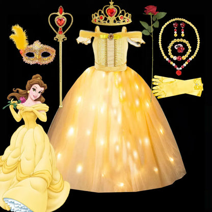 Kids Belle Beauty and the Beast Ball Gown