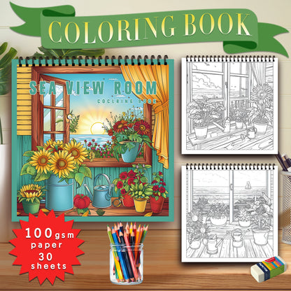 1pc, Teen Colouring Book - 30 Sheets