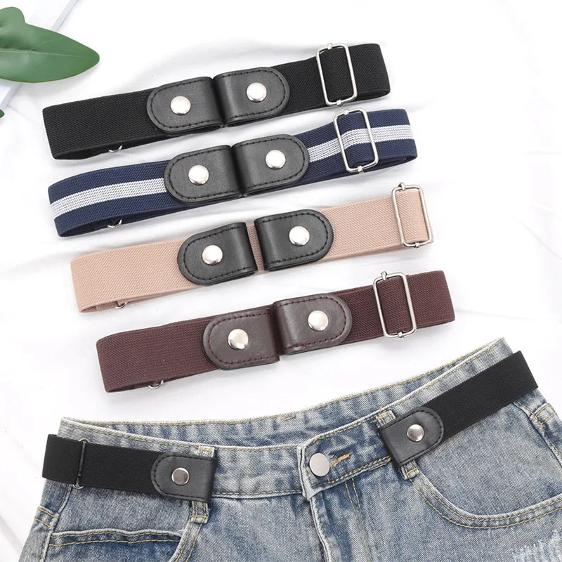 Adjustable Buckle-Free Belt for Women