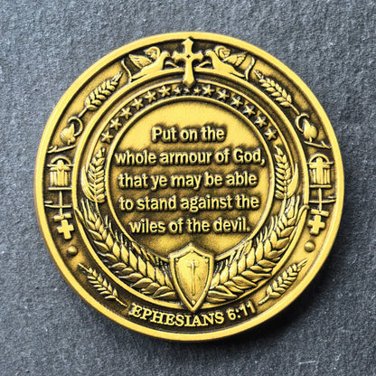 Armor of God Challenge Coin