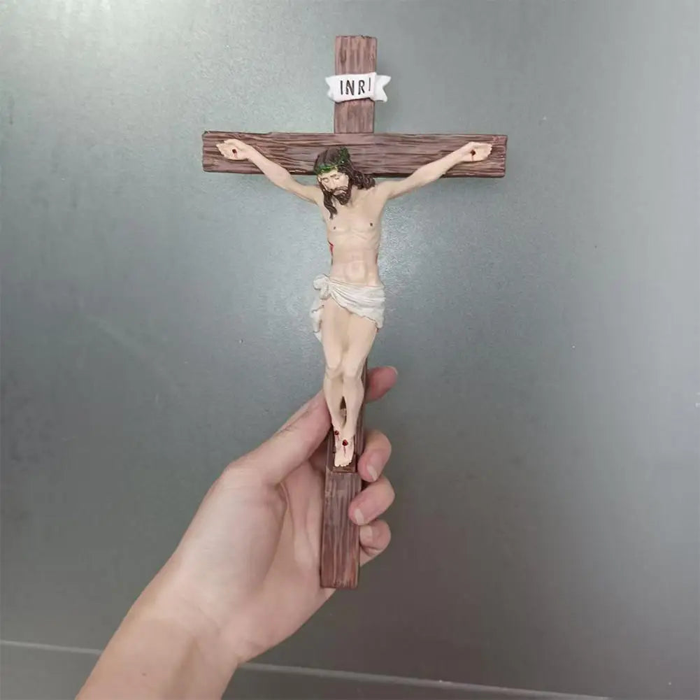 Christian Religious Cross Crucifix Resin