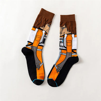 1 pair Autumn Winter Anime Socks