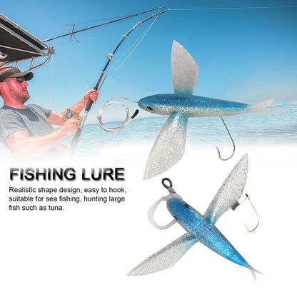 Soft Tuna Lure Flying Fish Artificial Bait