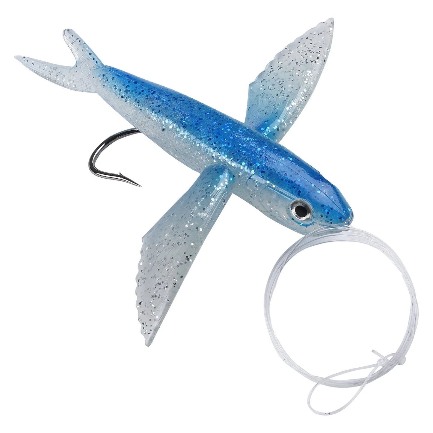 Soft Tuna Lure Flying Fish Artificial Bait