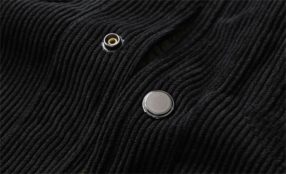 L-8XL Plus Size Winter Men's Corduroy coat