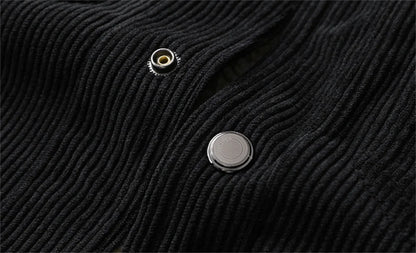 L-8XL Plus Size Winter Men's Corduroy coat