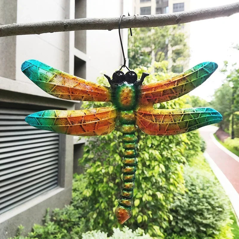 Metal Dragonfly Wall Decoration