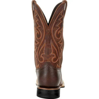 Men Boots Mid Calf Western Cowboy