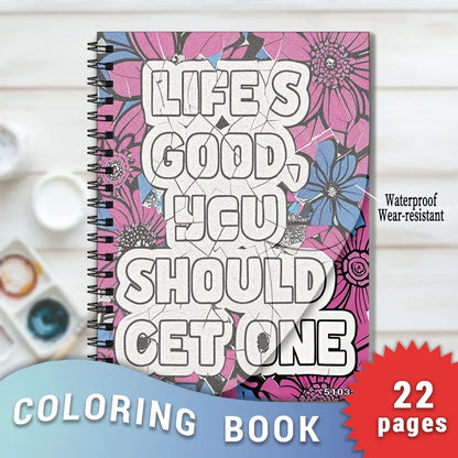 Adult Quotes Coloring Book