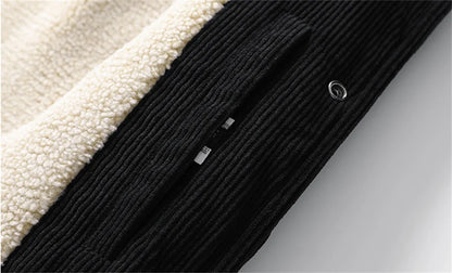 L-8XL Plus Size Winter Men's Corduroy coat