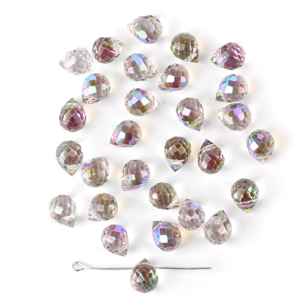 Water Drop  Crystal Glass Beads Czech