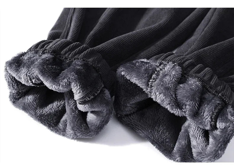 Winter Fleece Men Casual Pants