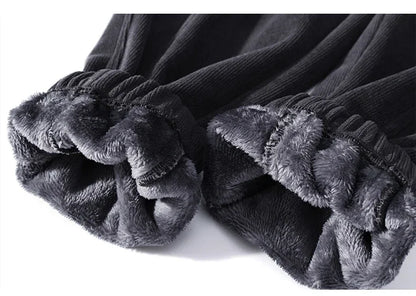 Winter Fleece Men Casual Pants