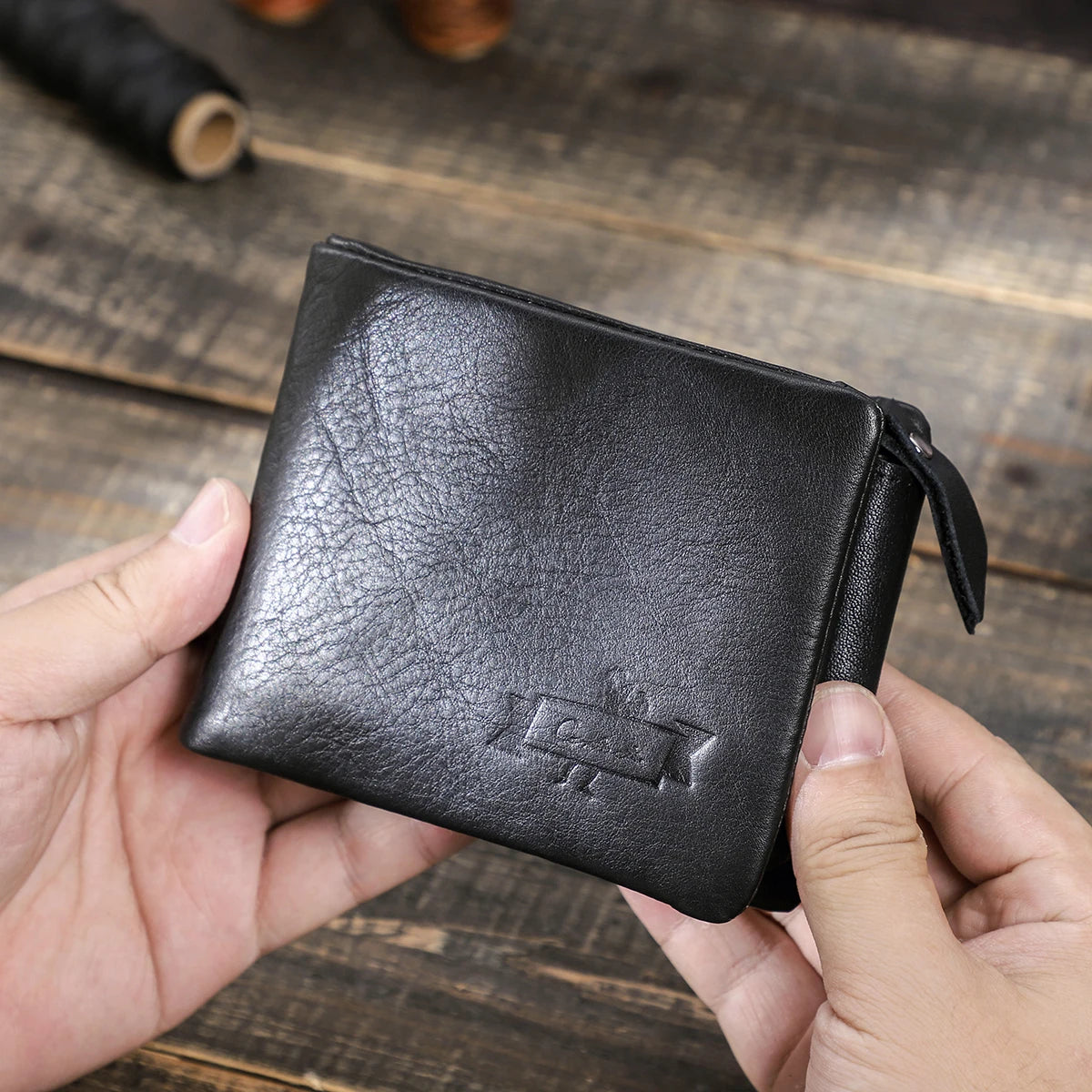 Cowhide Leather Wallet For Mens