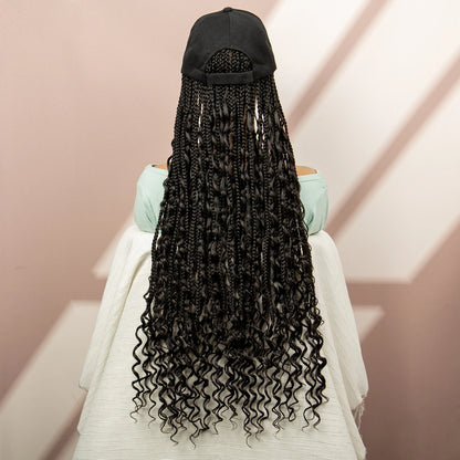Synthetic Baseball Cap Wig
