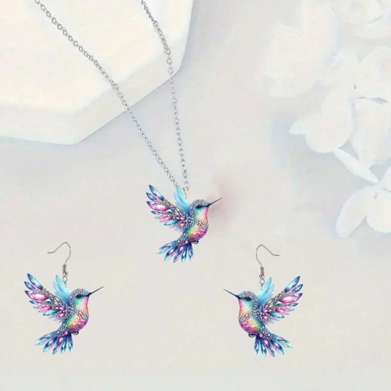 1 set of elegant and stylish acrylic earrings